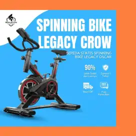 Sepeda statis Spinning Legacy Crow alat kesehatan WLJ-877