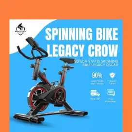 Sepeda statis Spinning Legacy Crow alat kesehatan WLJ-877
