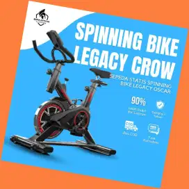 Sepeda statis Spinning Legacy Crow alat kesehatan WLJ-877