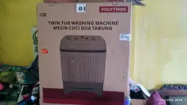 Jual mesin cuci Polytron 2 tabung baru