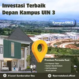 jual rumah kos depan kampus UIN kedokteran Siap terima kost