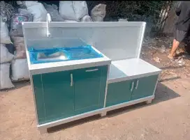 Meja wastafel+tempat kompor