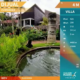 Dijual Villa Terawat Siap Huni Luas di Klub Bunga Batu