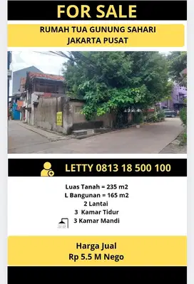 Turun Harga Rumah Tua Gunung Sahati Rp 4.99 M Nego