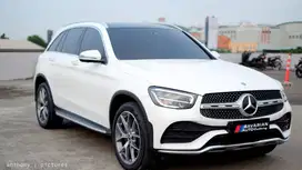 Mercy GLC200 AMG FACELIFT NIK 2021 WHITE LOW KM! TERMURAH! FULL ORI!