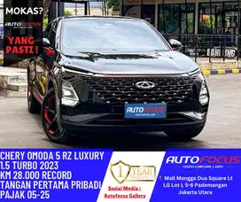 Tdp25JT Chery Omoda 5 RZ 1.5 Luxury Turbo CVT AT FullSpec 2023 Hitam