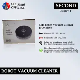 Second - Kels Robot Vacuum Cleaner J300 Black