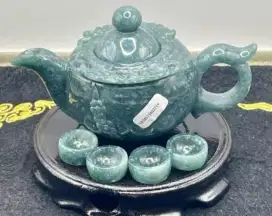 Jadeite Jade giok Burma natural type A teko