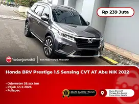 [PAJAK PANJANG] Honda BRV Prestige 1.5 Sensing CVT AT Abu 2022/2023