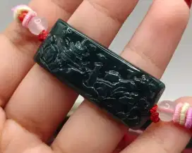 Jadeite jade giok Burma natural type A gelang