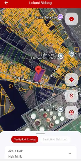 JUAL TANAH CEPAT NEGO - 500 RIBUAN PER METER - BALONGAN INDRAMAYU
