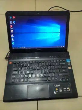 Dijual laptop SONY VAIO Intel I5-3230M Ram 4GB HDD 500GB Siap pakai 24