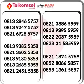 NOMER CANTIK TELKOMSEL , SERIAN majumaju mapanmapan