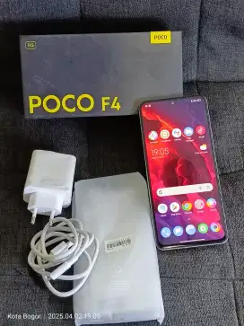 Poco F4 6/128gb lengkap bekas