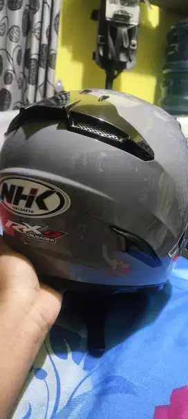 Helm NHK RX9 grey abu L mulus
