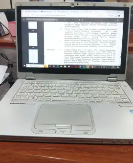 Laptop Panasonic Touchscreen 12 Inc, i5 Gen 4, Ram 4 GB, SSD 128 GB