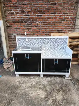 Meja kompor+tempat wastafel