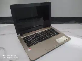 Asus x441b AMD a4-9125 speed 2,3ghz/RAM 4 /SSD 128 /Siap Kerja Nugas