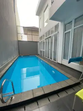 Di jual cepat rumah bagus dengan view gunung depan green area