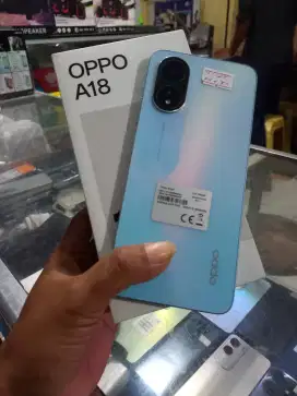oppo a18 128gb 100%segel orginal bergaransi