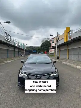 TOYOTA ALTIS V 2021 odo26rb TDP 20jt HITAM 2022 ODO 2020 new
