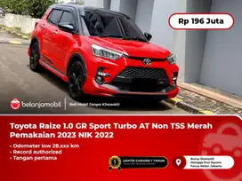 [ LOW KM ] Toyota Raize 1.0 GR Sport Turbo AT Non TSS Merah 2022/2023