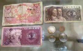Uang kertas & koin kuno
