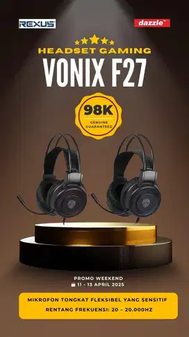 Rexus Headset Gaming Vonix F27