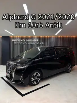 Toyota Alphard 2.5 G TSS ATPM 2021 Hitam B1GJA Km10rb Nik 2020