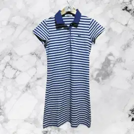 Polo Dress Stripe Lacoste Logo