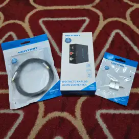 Vention Audio Converter dan Optic Fiber