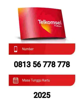 Kartu Perdana Nomor HP Cantik Simpati 56 778 778