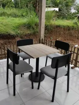 Kursi meja cafe, resto, kantin, vila, meja makan