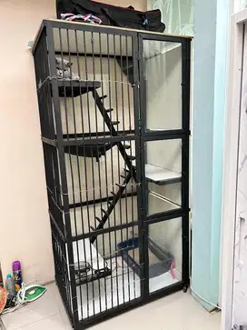 Kandang kucing besi kuat