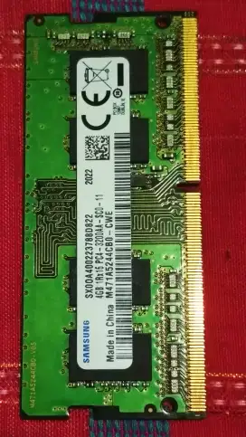 RAM LAPTOP DDR4, 4Gb SAMSUNG