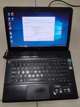 Dijual laptop sony vaio intel i5 ram 4gb hdd 500gb Siap pakai 24jam