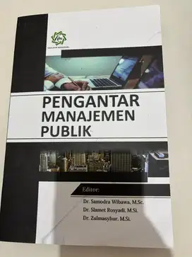 Buku Pengantar Manajemen Publik