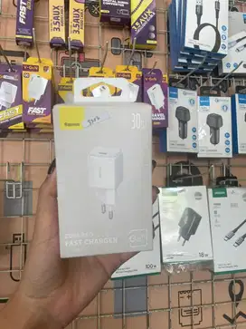Kepala Charger Baseus GaN5 Fast Charger Mini Type-C 30W EU