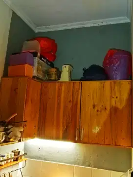 Kabinet dapur 3 pintu L+ambalan