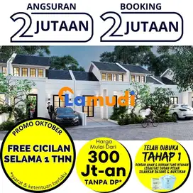 Rumah Ready Stock Siap Huni Tanpa DP Free Angsuran 1 Tahun