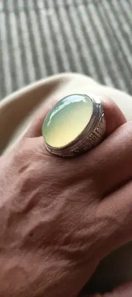 Cincin batu aceh green melon rare