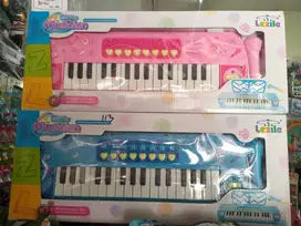 mainan anak piano set mic