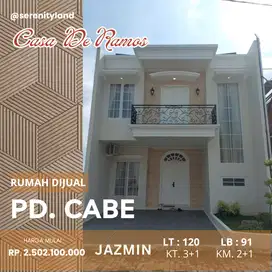 Rumah Baru 2 Lantai, Hanya 15 menit ke Stasiun MRT Lebak Bulus
