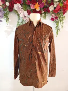 Kemeja Batik Pria Premium Ukuran M Baru