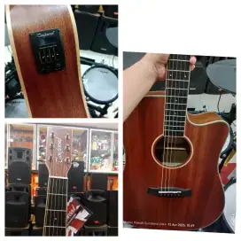 Gitar elektrik dan akustik merek Canglewood cicilan cukup KTP