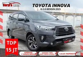 2021 TOYOTA INNOVA G 2.0 Bensin Facelift AT Tdp 15jt