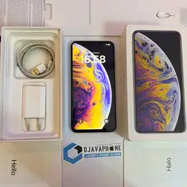iPhone XS MAX Silver 64GB Ex iBox Resmi Fullset Original