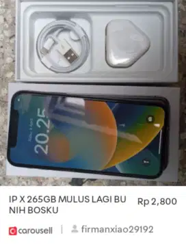 IP X 265 GB lagi bu bosku BH 85%