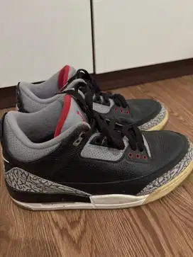AJ 3 bread toe size 42,5