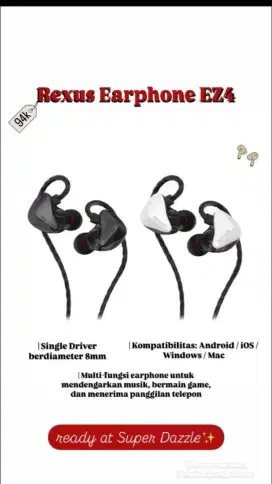 Headphone rexus EZ4